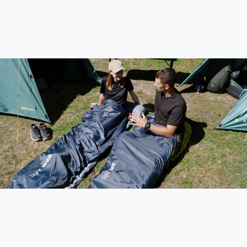 KADVA Light 1000 L sleeping bag left grey 5