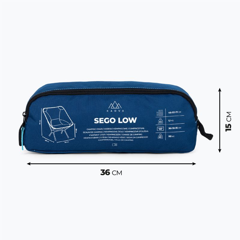 KADVA Sego Low ultralight hiking chair blue 9