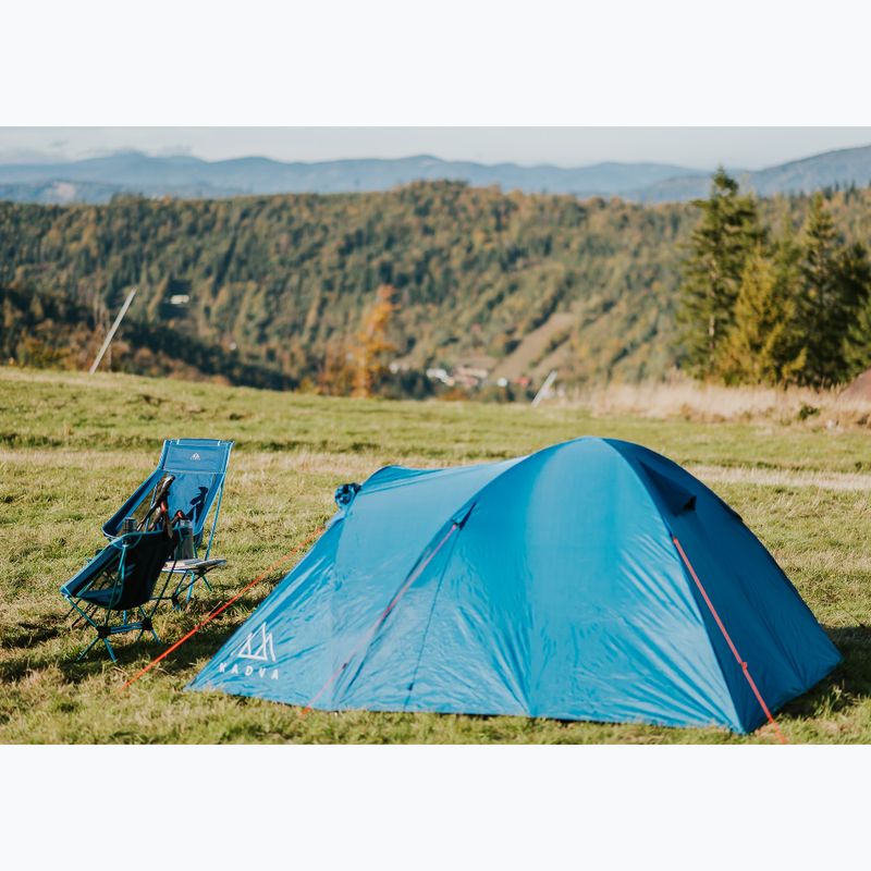 KADVA Sego Low Ultralight Foldable Camping Chair Blue 11