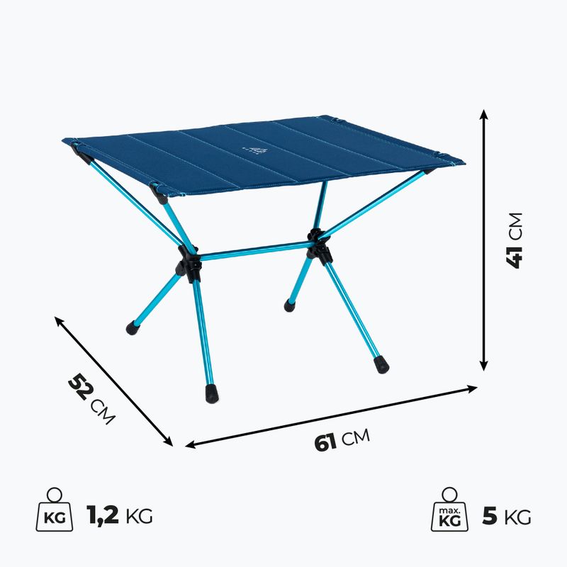 KADVA Tablo ultralight blue camping table 2