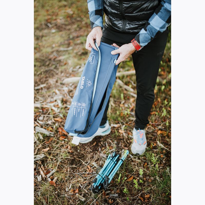 KADVA Tablo ultralight blue camping table 13
