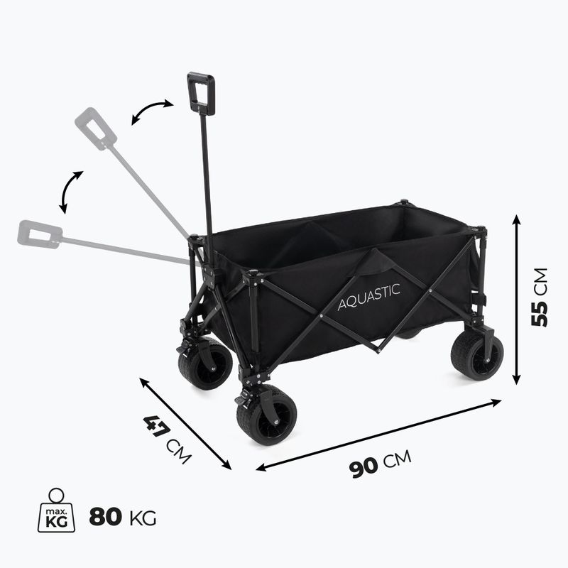AQUASTIC Caro transport trolley black 14
