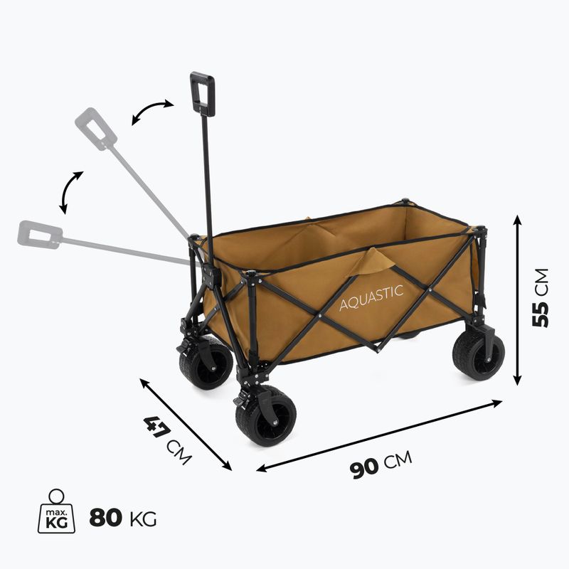 AQUASTIC Caro transport trolley brown 13