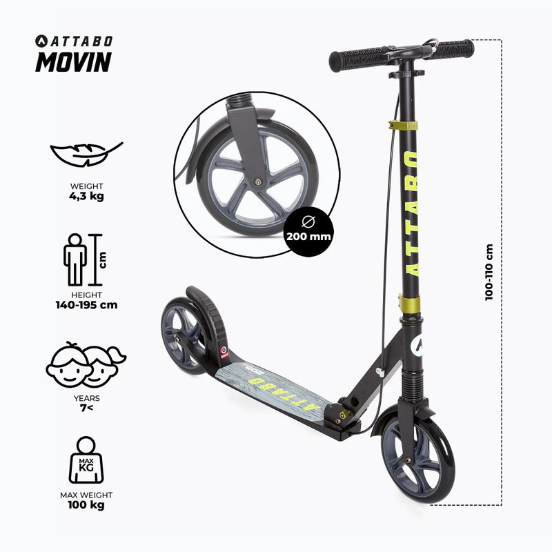 ATTABO Movin scooter black 2