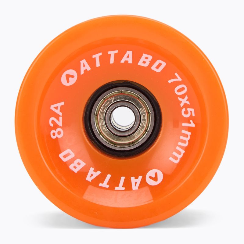 ATTABO Longboard Wheels 70x51 mm 4 pcs. orange