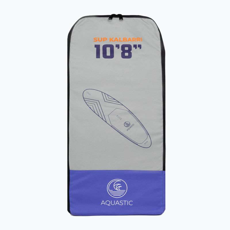 SUP AQUASTIC Kalbarri 10'8" board backpack grey