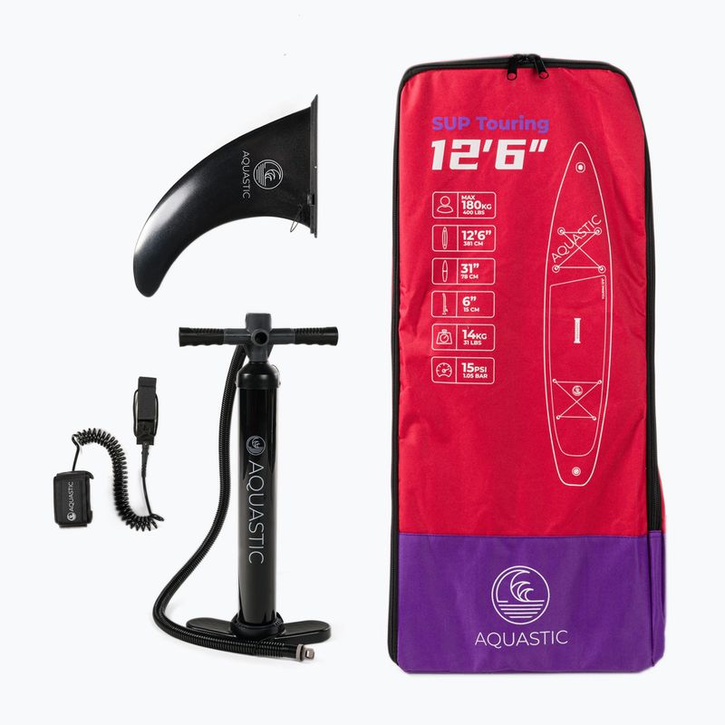 Board SUP AQUASTIC Touring 12'6" red 13
