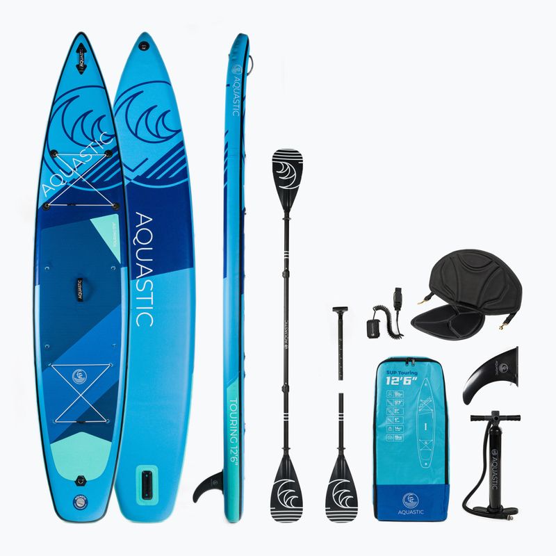 SUP AQUASTIC Touring board 12'6" blue AQS-SUP005