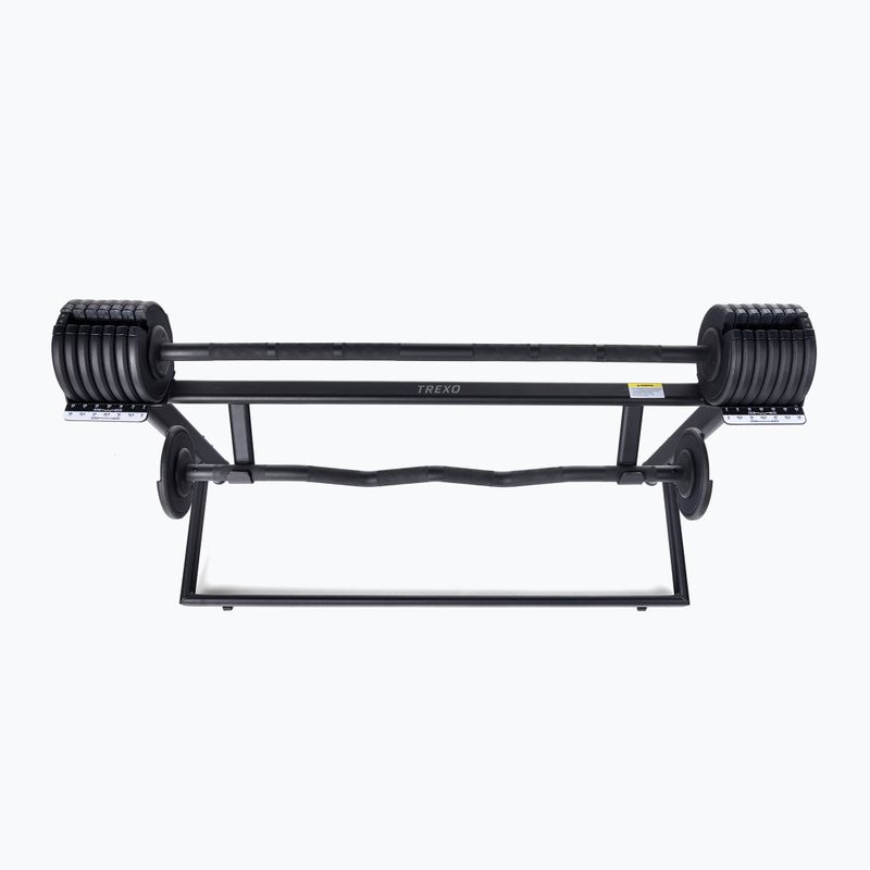 XTREXO 36 kg adjustable barbell set 9