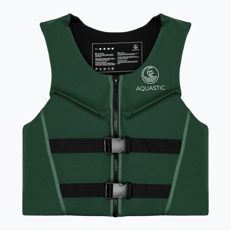 Men's belay vest AQUASTIC AQS-LVM green