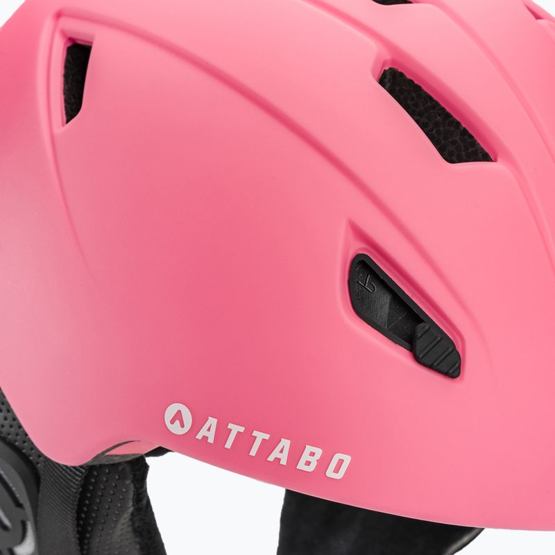 Children's ski helmet ATTABO S200 pink 10