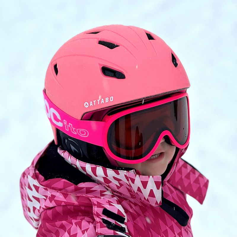 Children's ski helmet ATTABO S200 pink 3