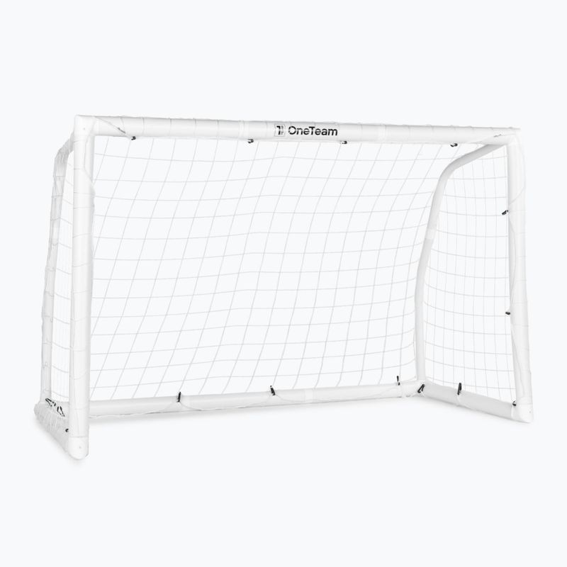 OneTeam PVC football goal 182 x 120 cm white