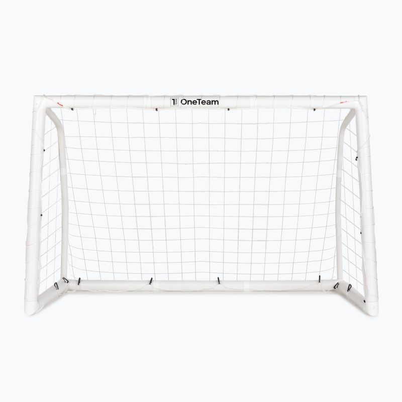 OneTeam PVC football goal 182 x 120 cm white 2