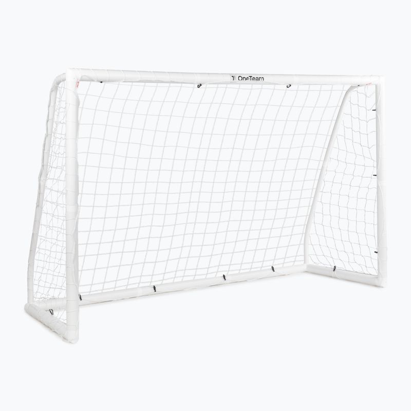 OneTeam PVC football goal 244 x 150 cm white