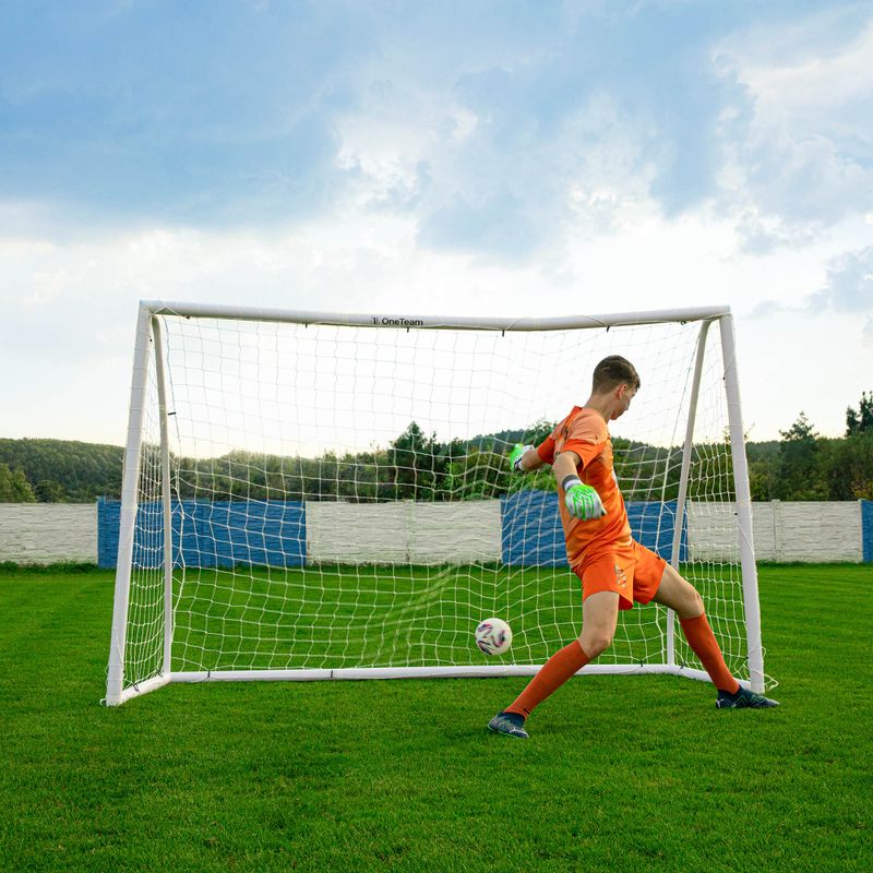 OneTeam PVC football goal 300 x 200 cm white 8