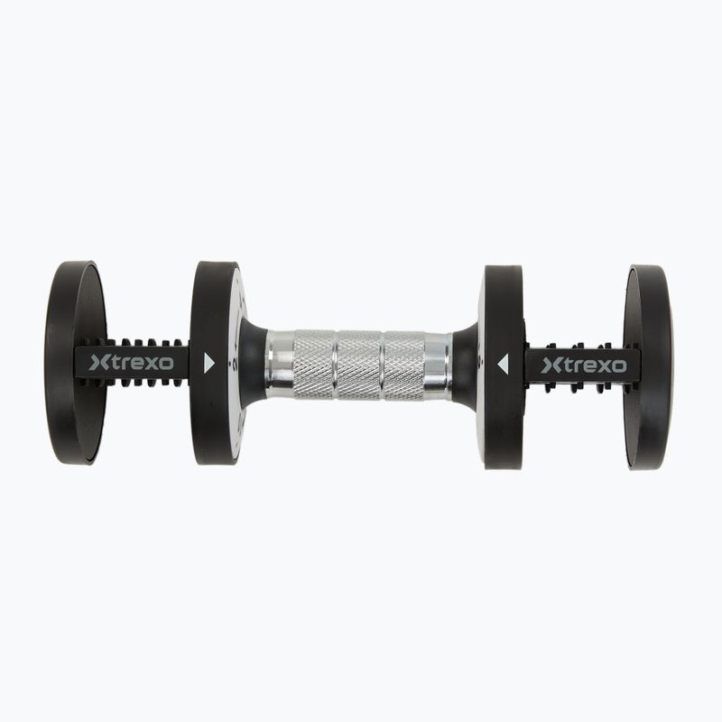 XTREXO adjustable dumbbell set 2 x 10 kg multicolour 8