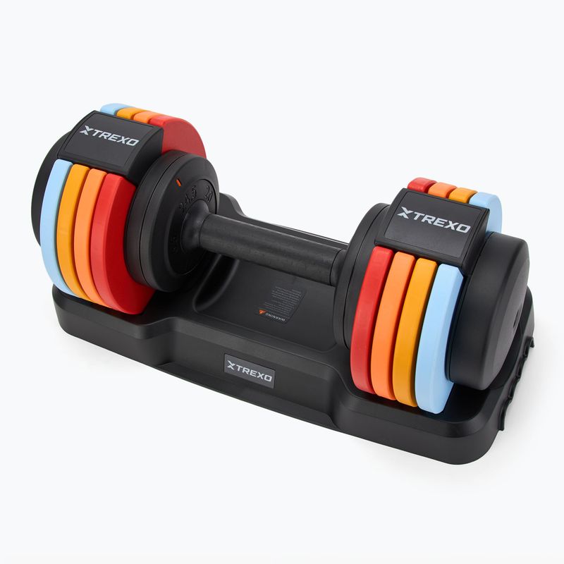 XTREXO 25 kg adjustable dumbbell multicolour