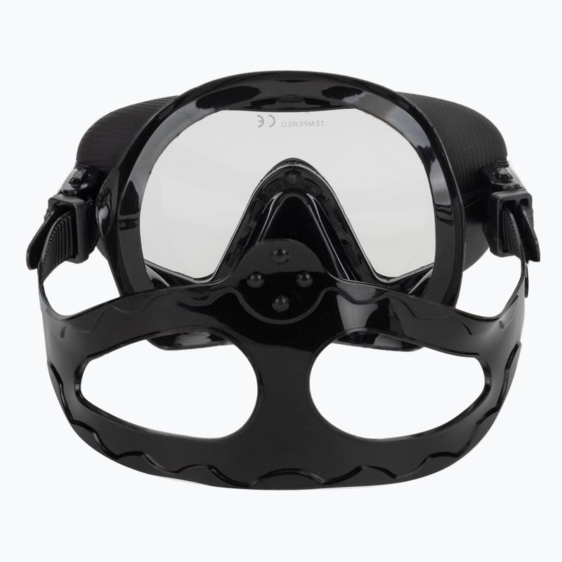 AQUASTIC Cove snorkelling set mask + snorkel black 5