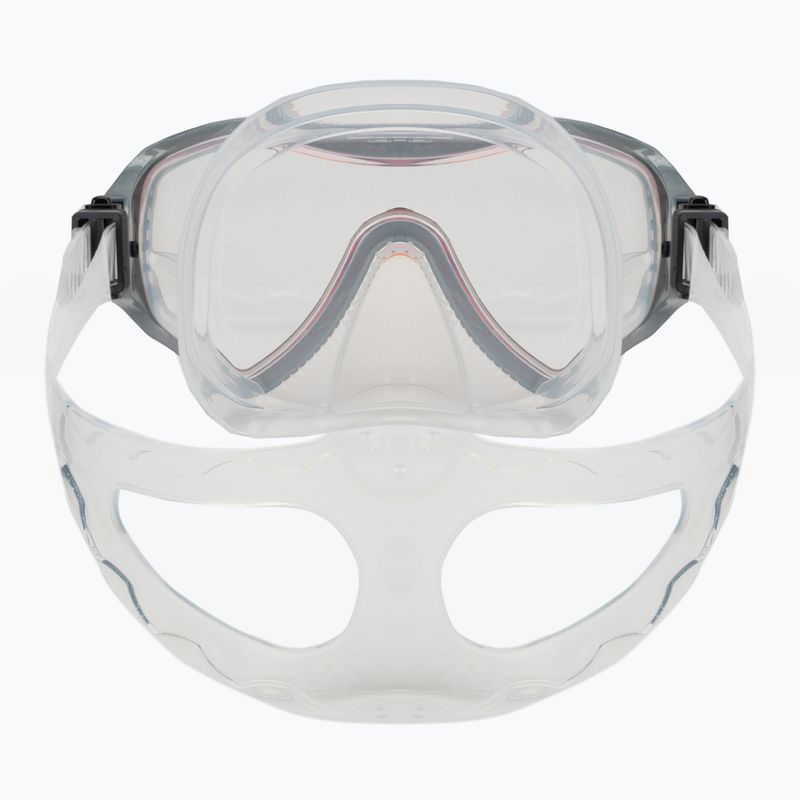 AQUASTIC Jetty snorkelling set mask + snorkel red 5