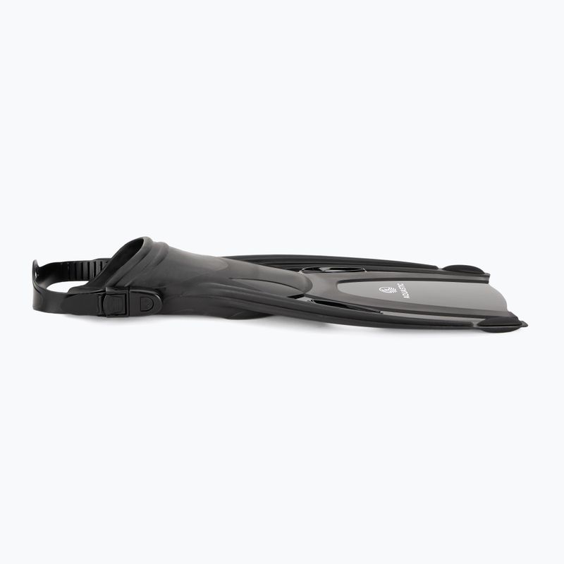 AQUASTIC Cove black snorkelling fins 2
