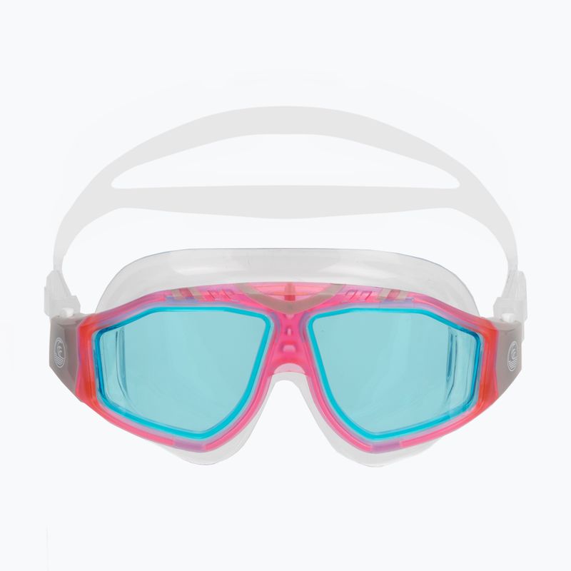 AQUASTIC Mako Jr children's swimming mask pink 2