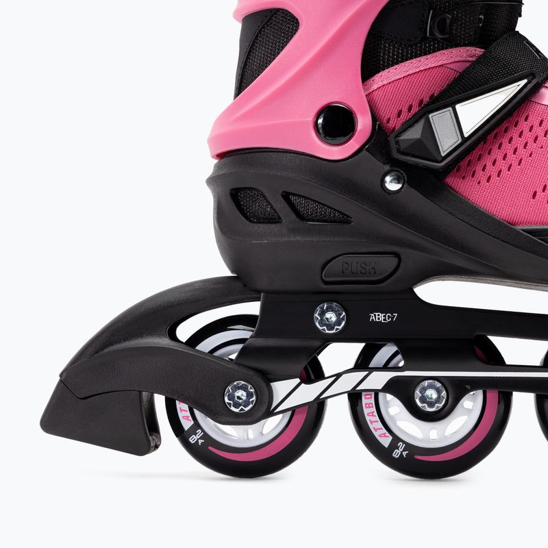 Children's rollerblades ATTABO adjustable Stormglider 2 pink 7