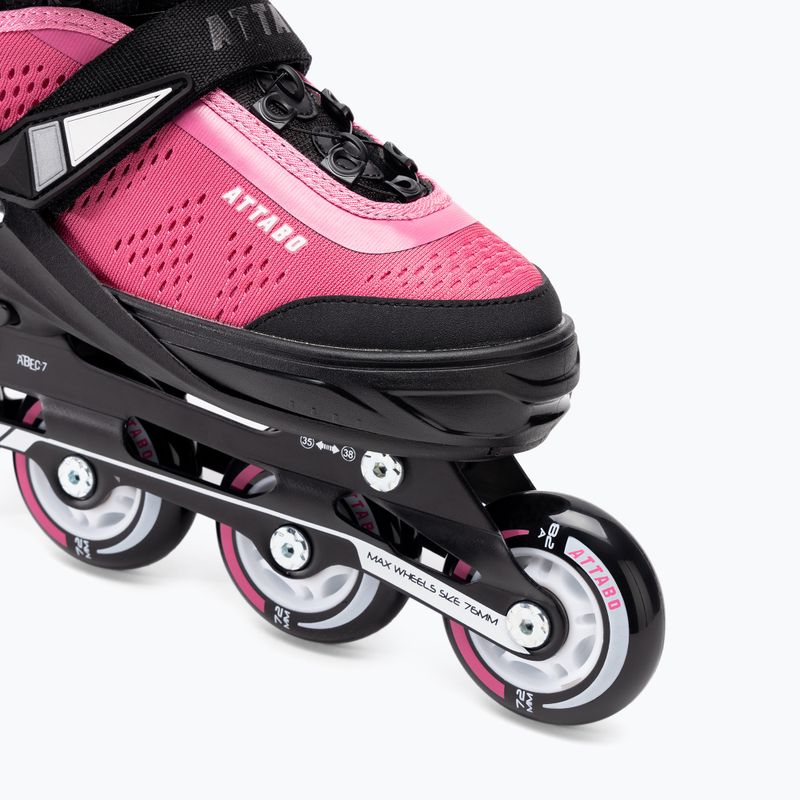 Children's rollerblades ATTABO adjustable Stormglider 2 pink 9