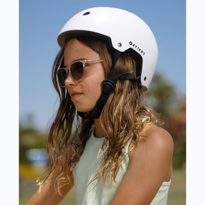 ATTABO Genes Jr children's helmet white 3