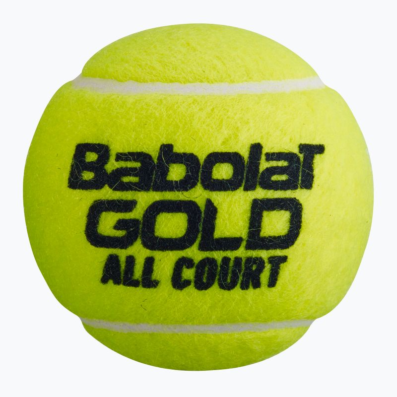 Babolat GOLD ALL COURT tennis balls 18x4 green 502085 4