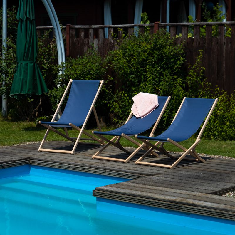 Garden lounger with adjustable backrest KADVA LSR01310 grey 7