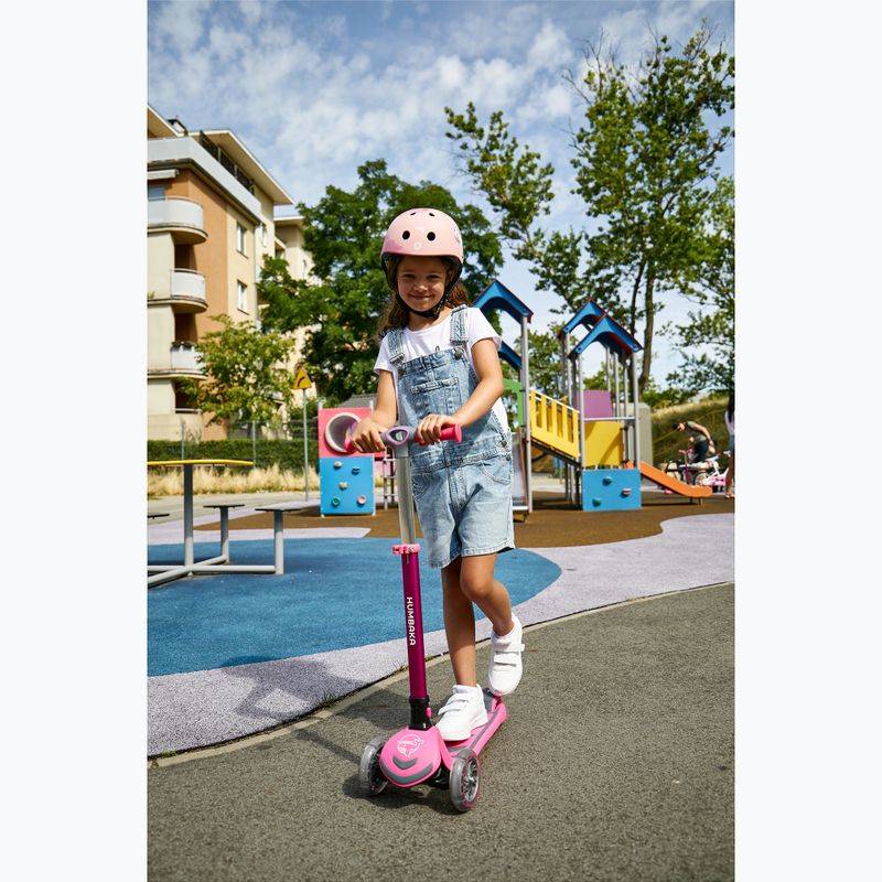 HUMBAKA Mini T children's three-wheeled scooter pink HBK-S6T 17