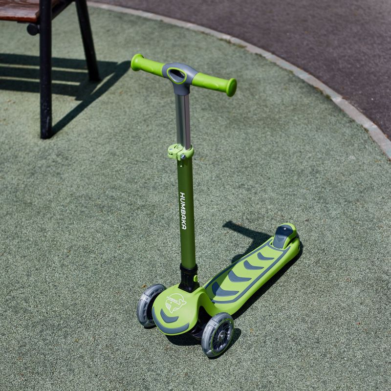 HUMBAKA Mini T children's three-wheeled scooter green HBK-S6T 8