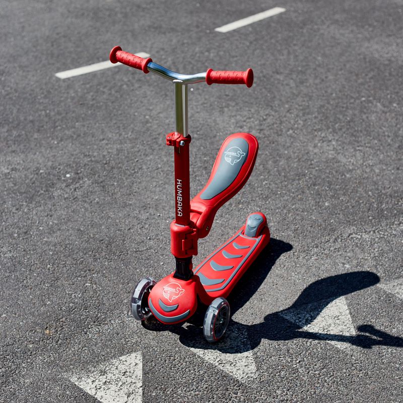 HUMBAKA Mini Y children's three-wheeled scooter red HBK-S6Y 8