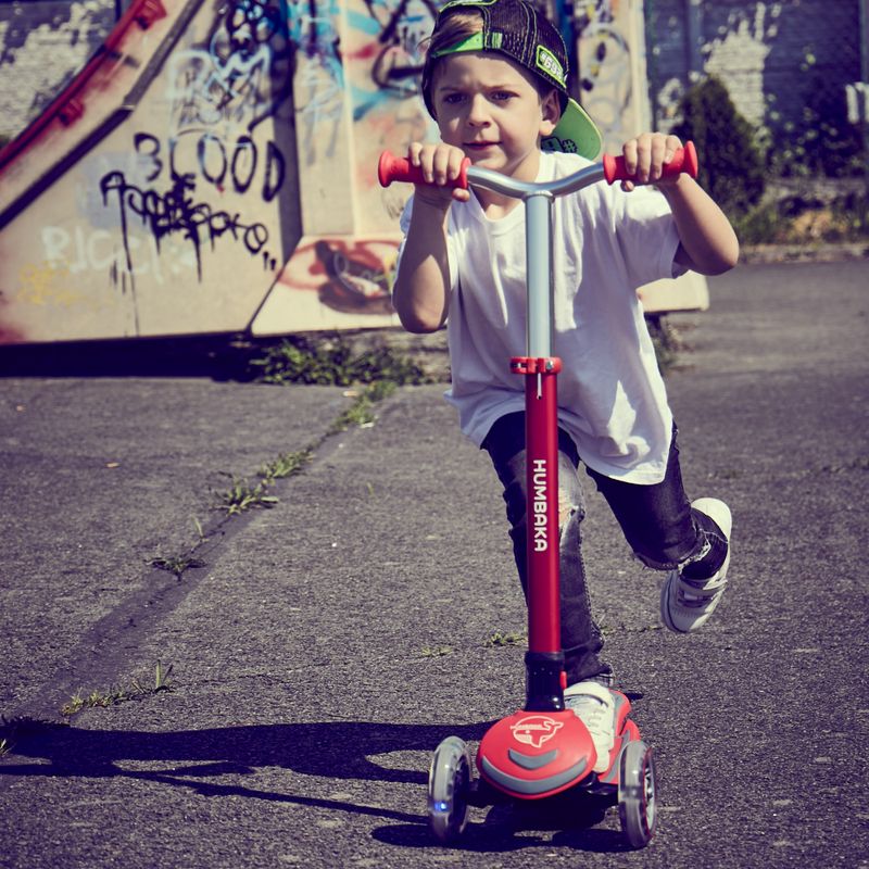 HUMBAKA Mini Y children's three-wheeled scooter red HBK-S6Y 7