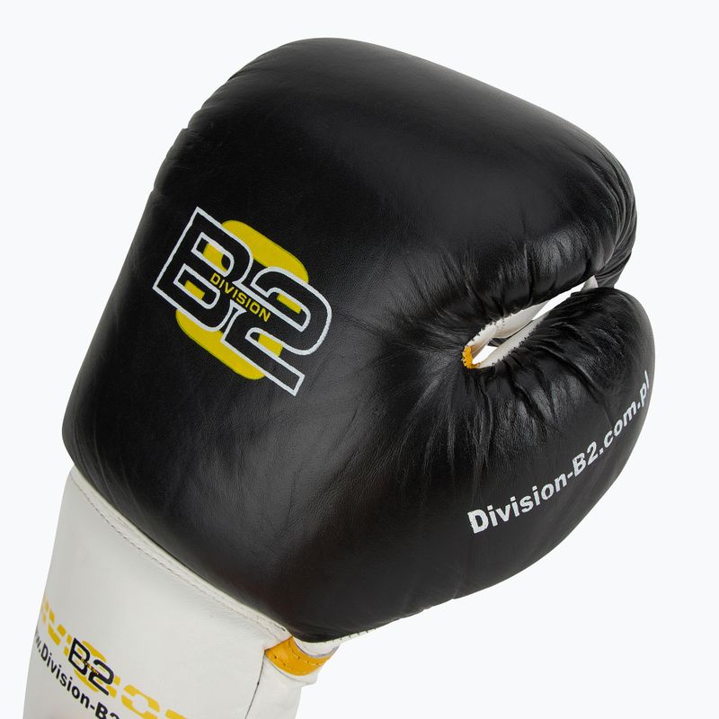 DIVISION B-2 boxing gloves DIV-PFG1500 Pro 3-Layer Foam black/white 5