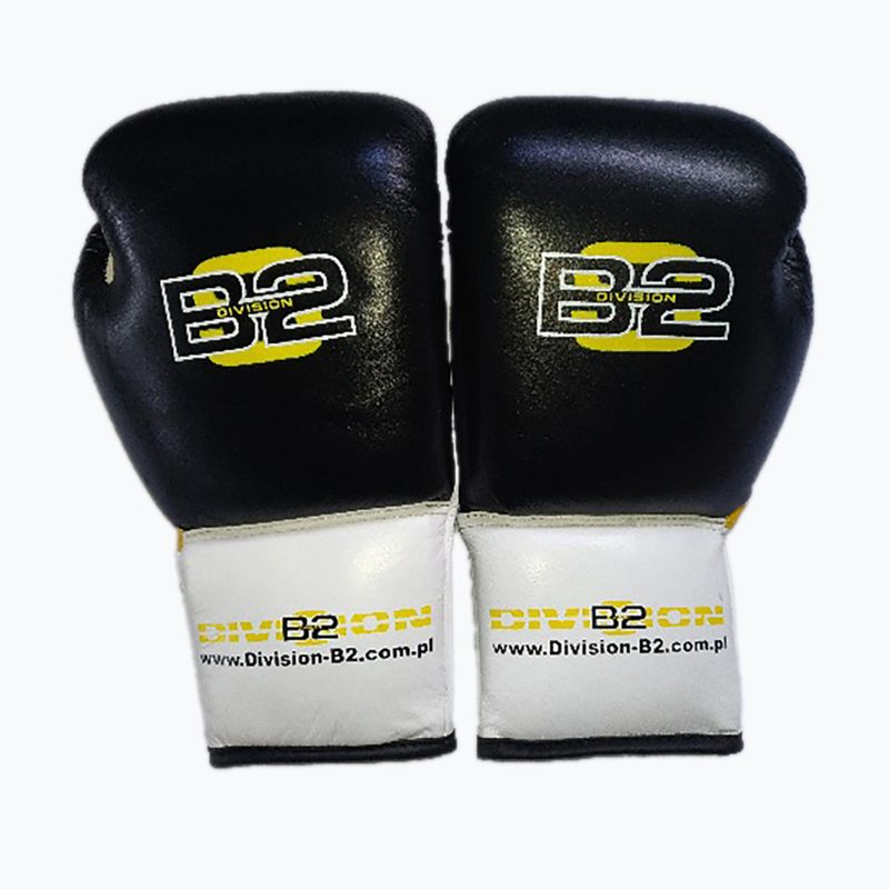 DIVISION B-2 boxing gloves DIV-PFG1500 Pro 3-Layer Foam black/white