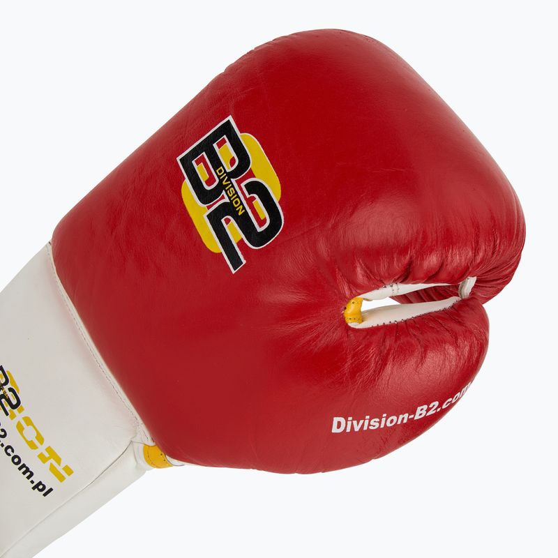 DIVISION B-2 boxing gloves DIV-PFG1500 Pro 3-Layer Foam red/white 5