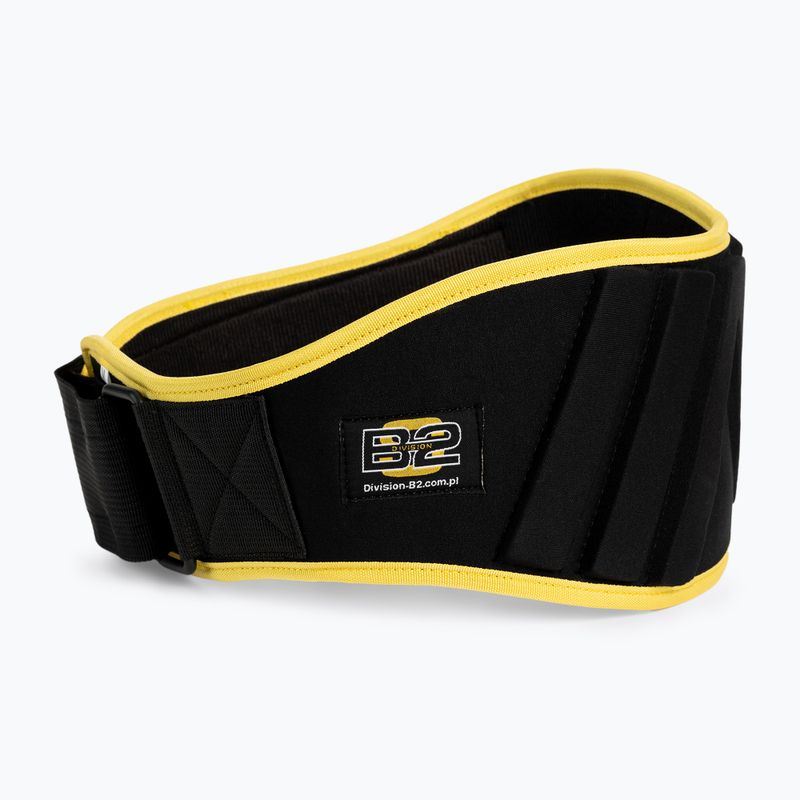 DIVISION B-2 nylon weightlifting belt black DIV-WLBN02 2