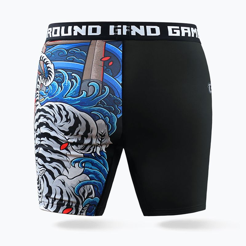 Ground Game Vale Tudo Yokai 3.0 men's training shorts black/multicolour 2
