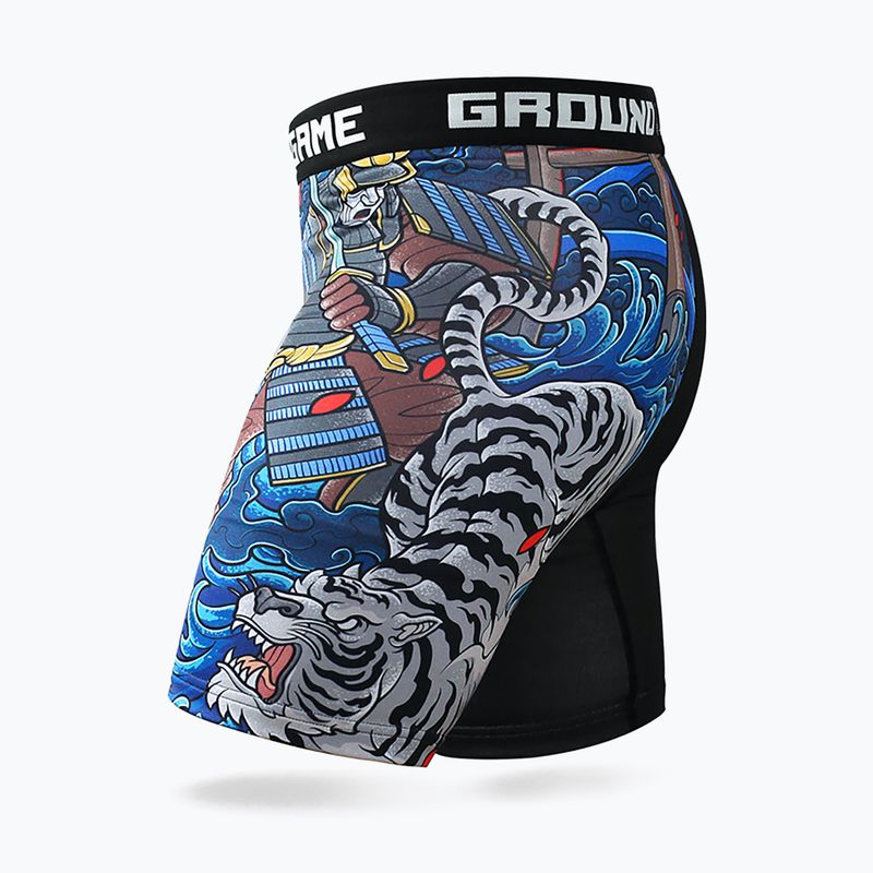 Ground Game Vale Tudo Yokai 3.0 men's training shorts black/multicolour 3