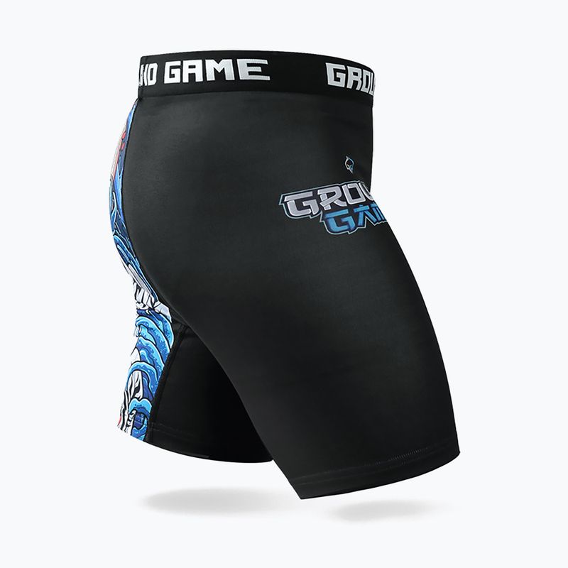 Ground Game Vale Tudo Yokai 3.0 men's training shorts black/multicolour 4