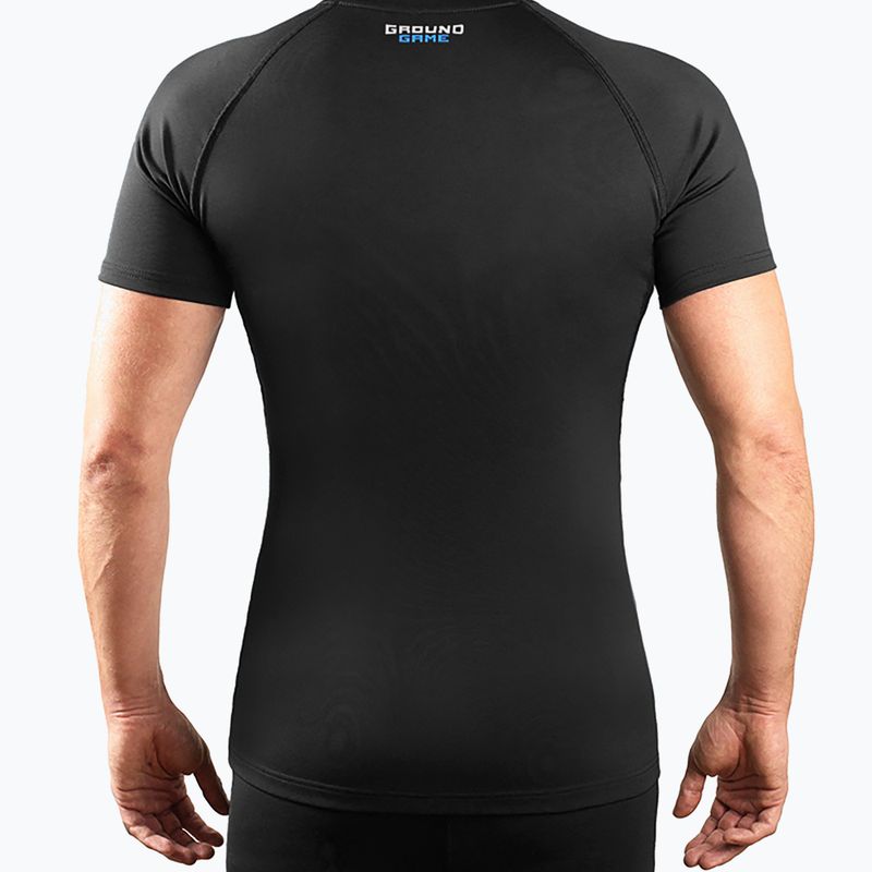 Men's Ground Game Essential rashguard black 22RASHESLOGOSS 3