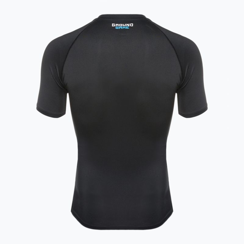 Men's Ground Game Essential rashguard black 22RASHESLOGOSS 5