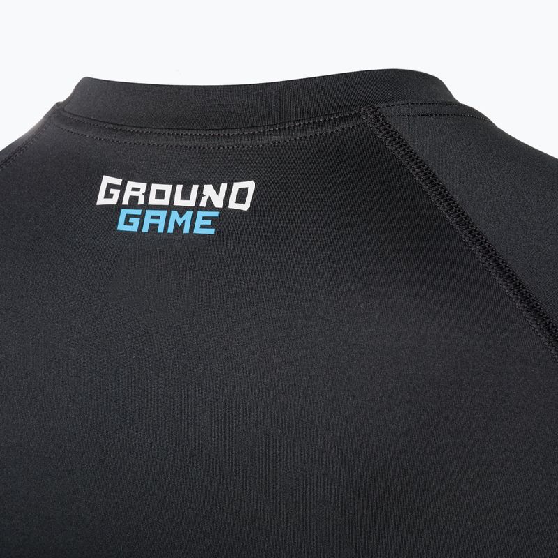 Men's Ground Game Essential rashguard black 22RASHESLOGOSS 7