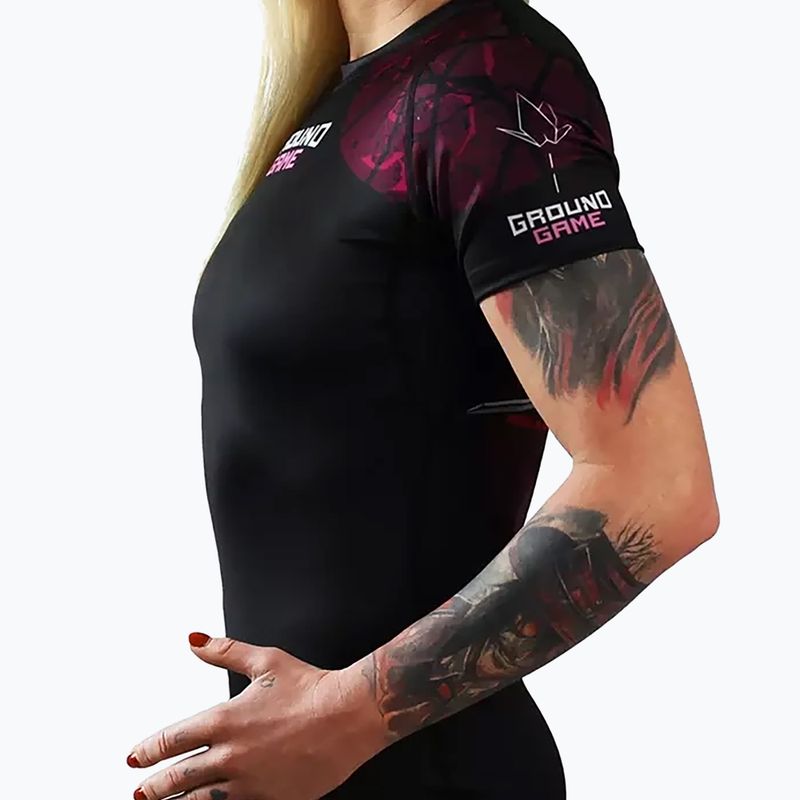 Women's Ground Game Tsuru Warrior multicolour Rashguard 3