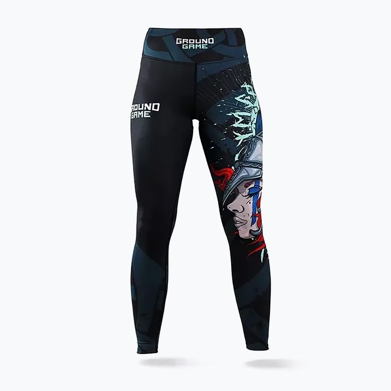 Women's training leggings Ground Game Valkyria multicolor