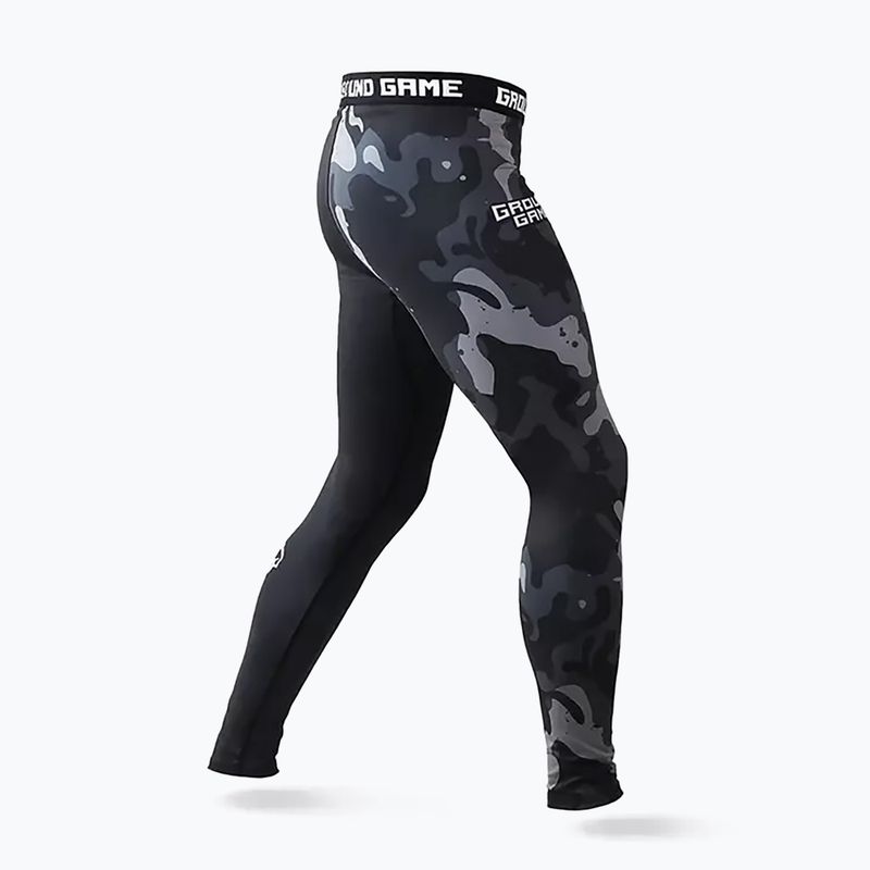 Men's Ground Game Moro 4.0 MMA leggings grey 22LEGGMORO4GRY 2