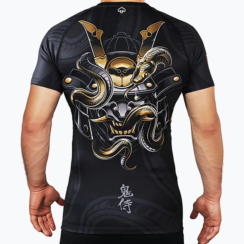 Ground Game Oni Samurai men's rashguard black 22RASHSSSAM3 3