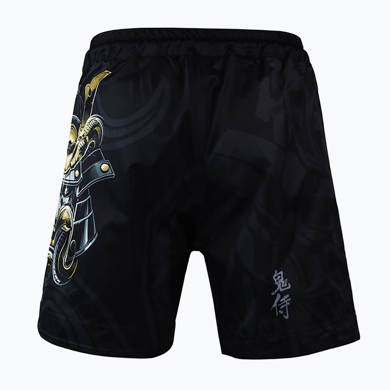 Men's Ground Game MMA shorts Oni Samurai black 22SHORMMASAM3 4
